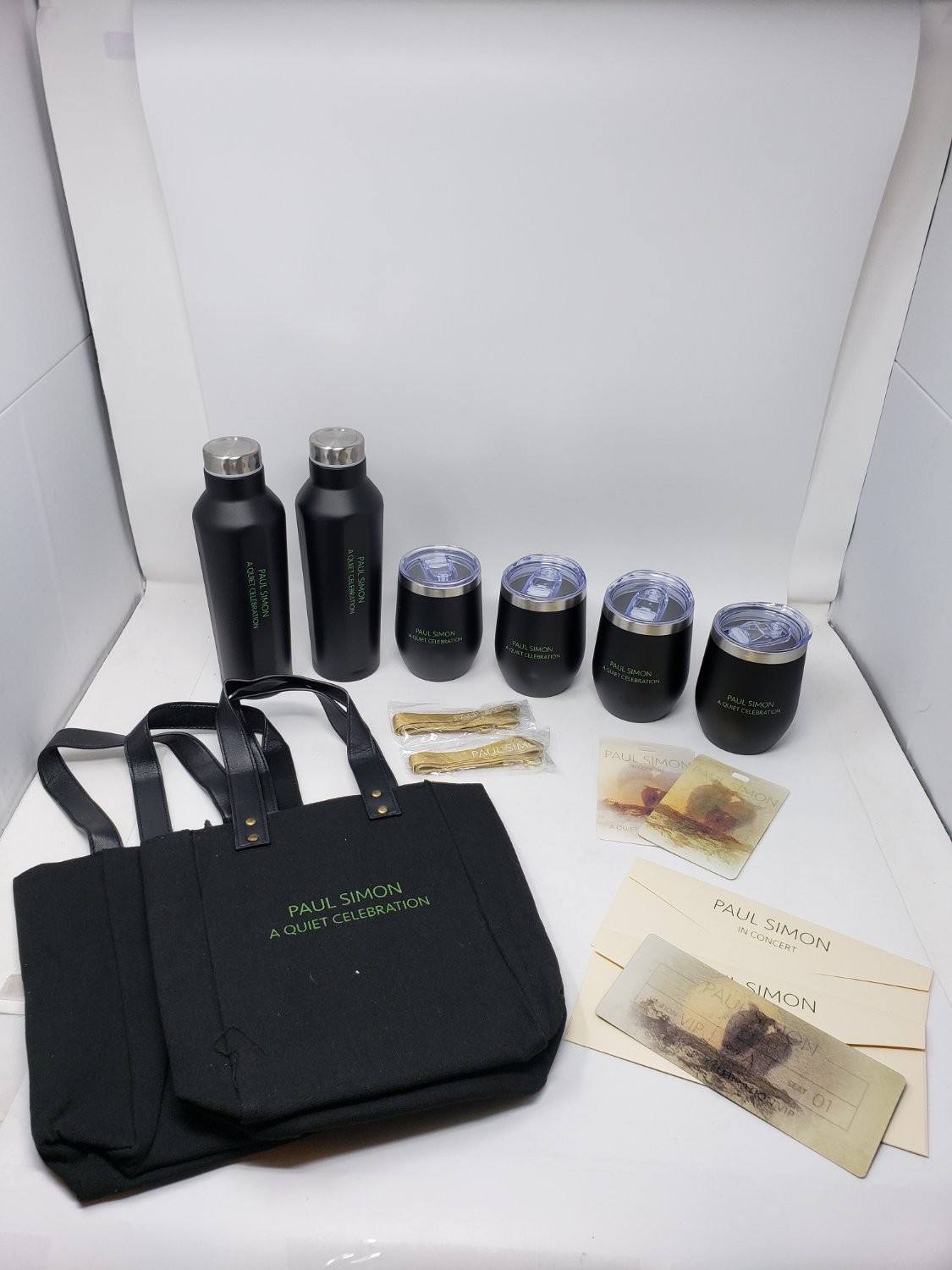 Paul Simon a Quiet Celebration Vip Concert Merchandise 2 Sets Paul Simon a Quiet Celebration Vip Concert Merchandise 2 Sets