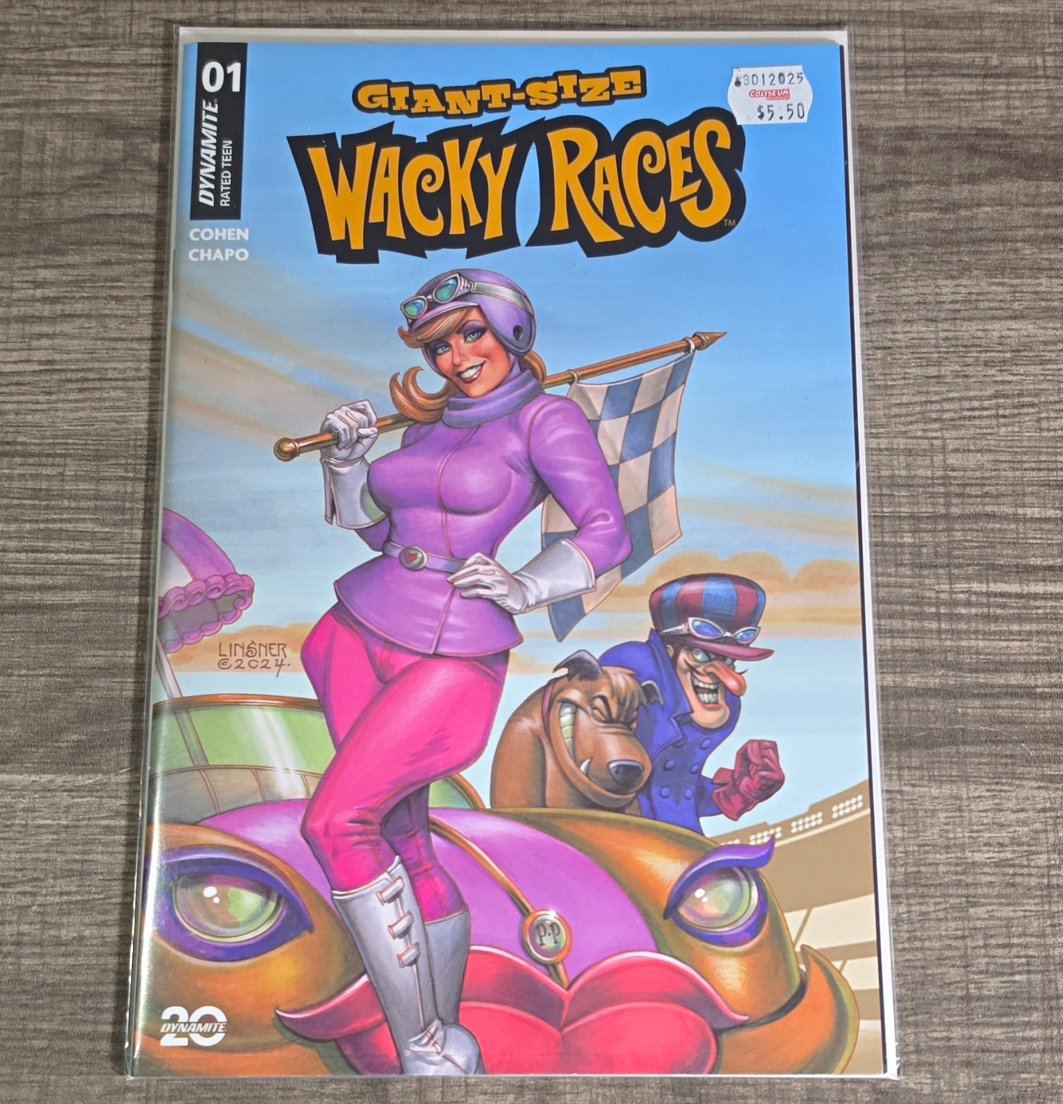 Dynamite Giant-Size Wacky Races #01 Comic Book Penelope Pitstop Dastardly