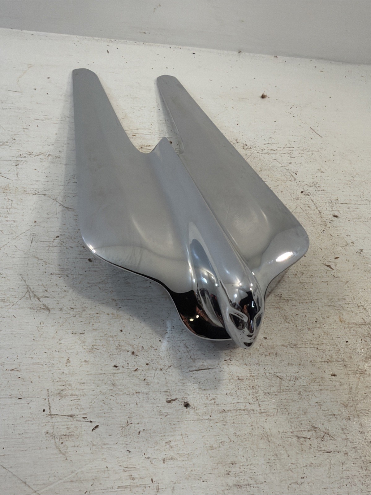 NOS OEM GM 1463581 Cadillac Flying Lady Goddess Chrome Hood Ornament 1956 Coupe