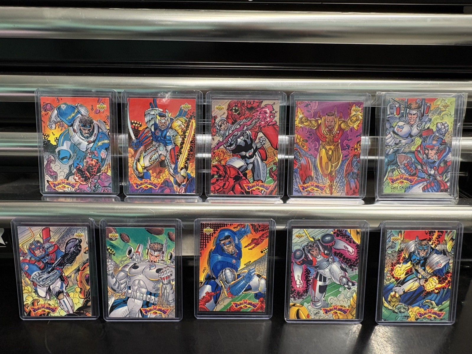 1992 Upper Deck NFL Fanimation Complete 10 Card Set #F1-F10