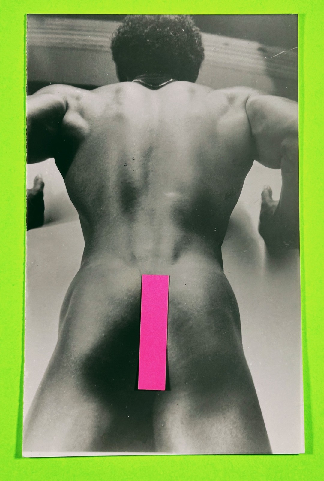 1970s STAMPED Original Calvin Anderson Vintage Photo 5x8'' Physique Beefcake Gay