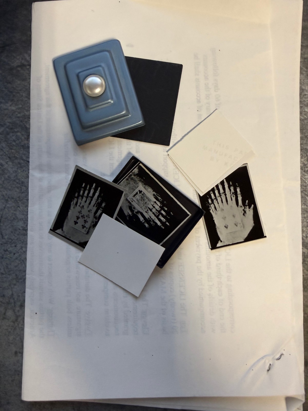 Vintage Climax Vision Magic Trick Sam Dalal X-Ray Skeleton Hand Mentalism Prop