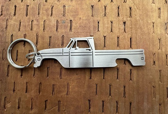 First Generation 1962-1966 C10 Stainless Steel Keychain bottle opener