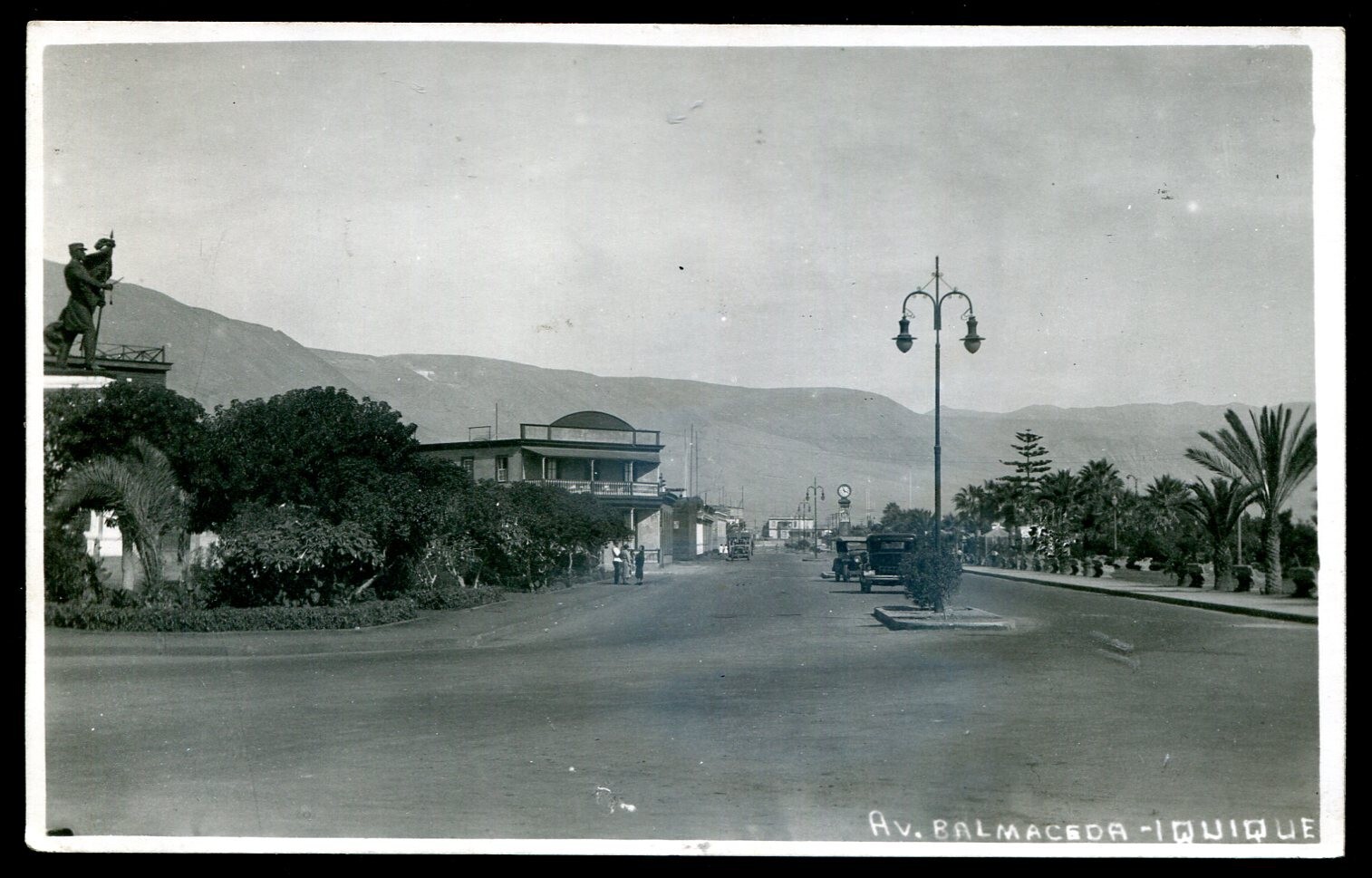 CHILE Iquique 1940 Avenida Balmaceda. Real Photo Postcard