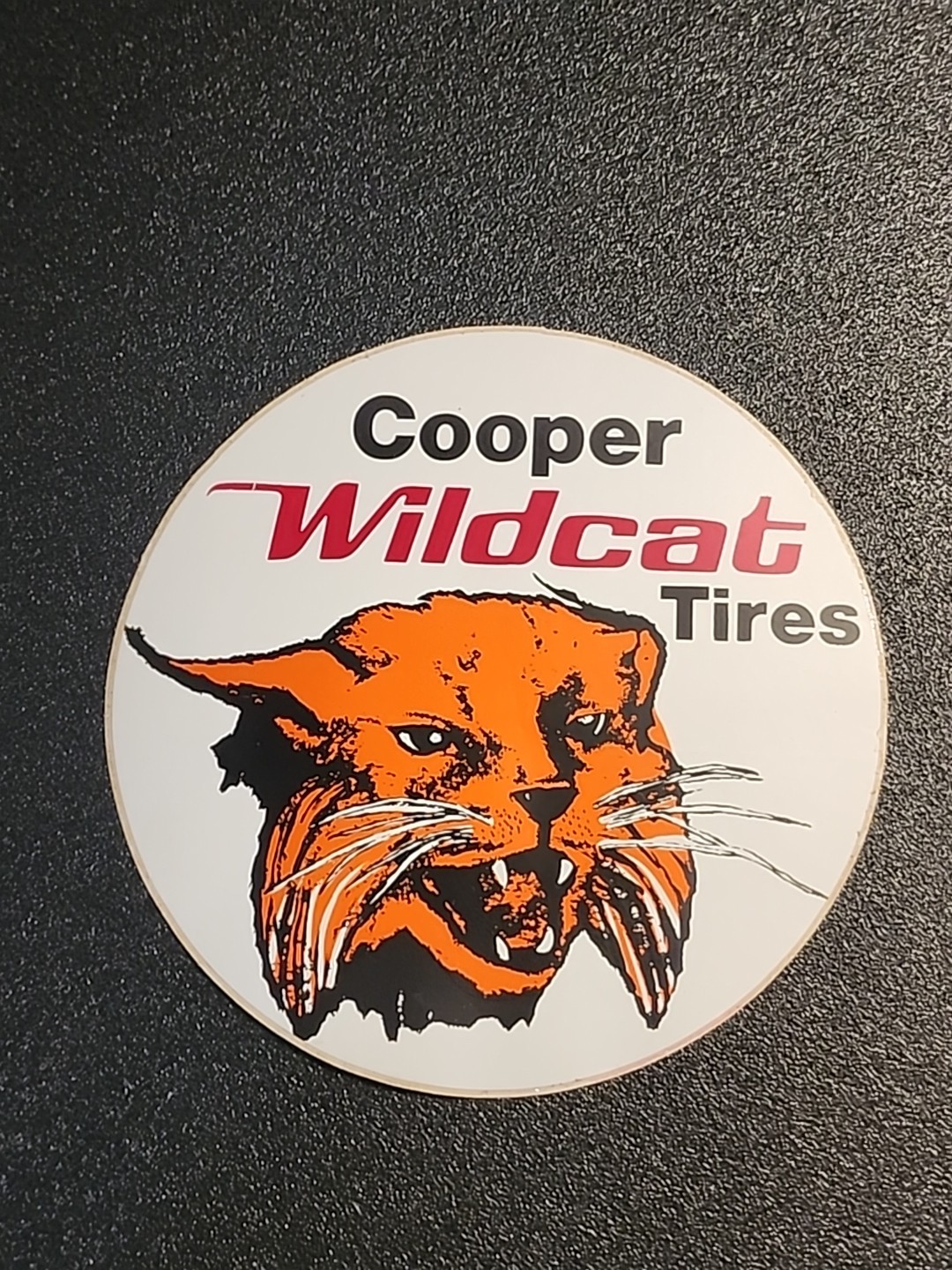 Vintage Cooper Wildcat Tires Decal