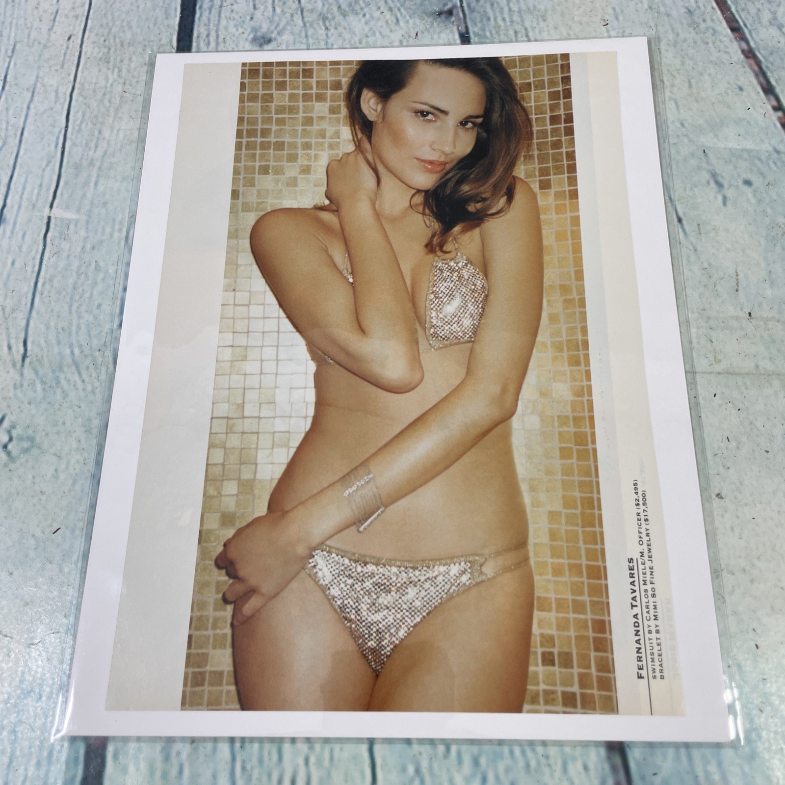 2001 Sexy Lady Legs Hot Body Bikini Vtg Print Ad/Poster Pinup Art Magazine Page