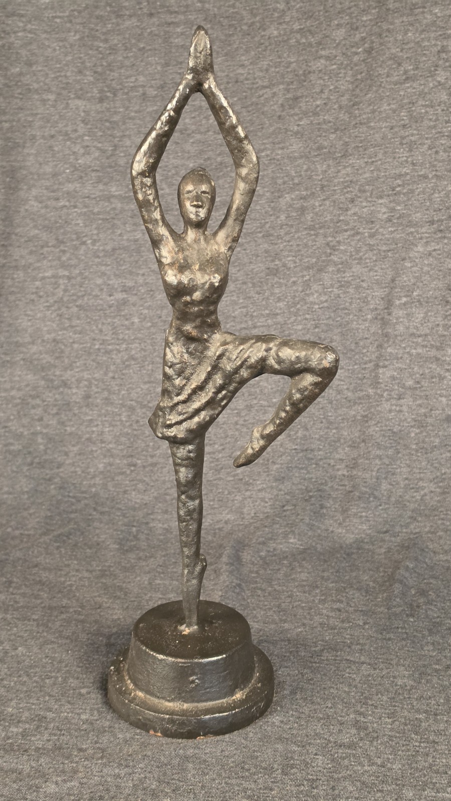 Vintage Piourette Ballet Dancer Aged Iron Vintage Piourette Ballet Dancer Aged Iron