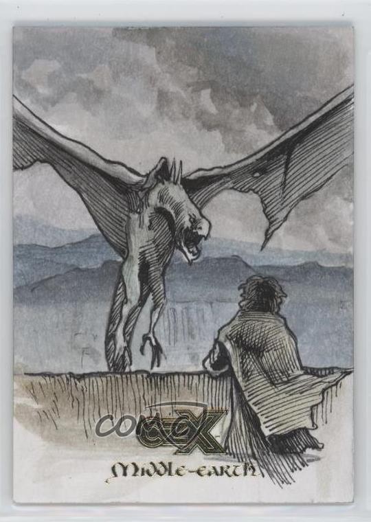 2022 Cryptozoic CZX Middle-Earth 1/1 Arnaldo Sampaio Auto Sketch 1cc7