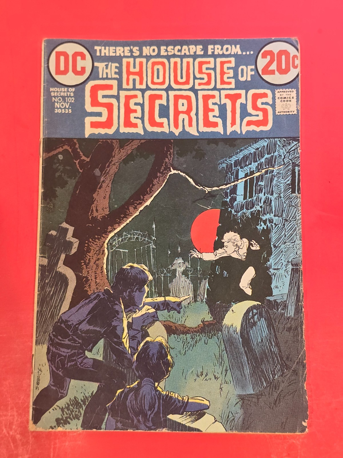 House of Secrets #102 1972 DC Comics Michael Kaluta Cover Bronze Age Horror