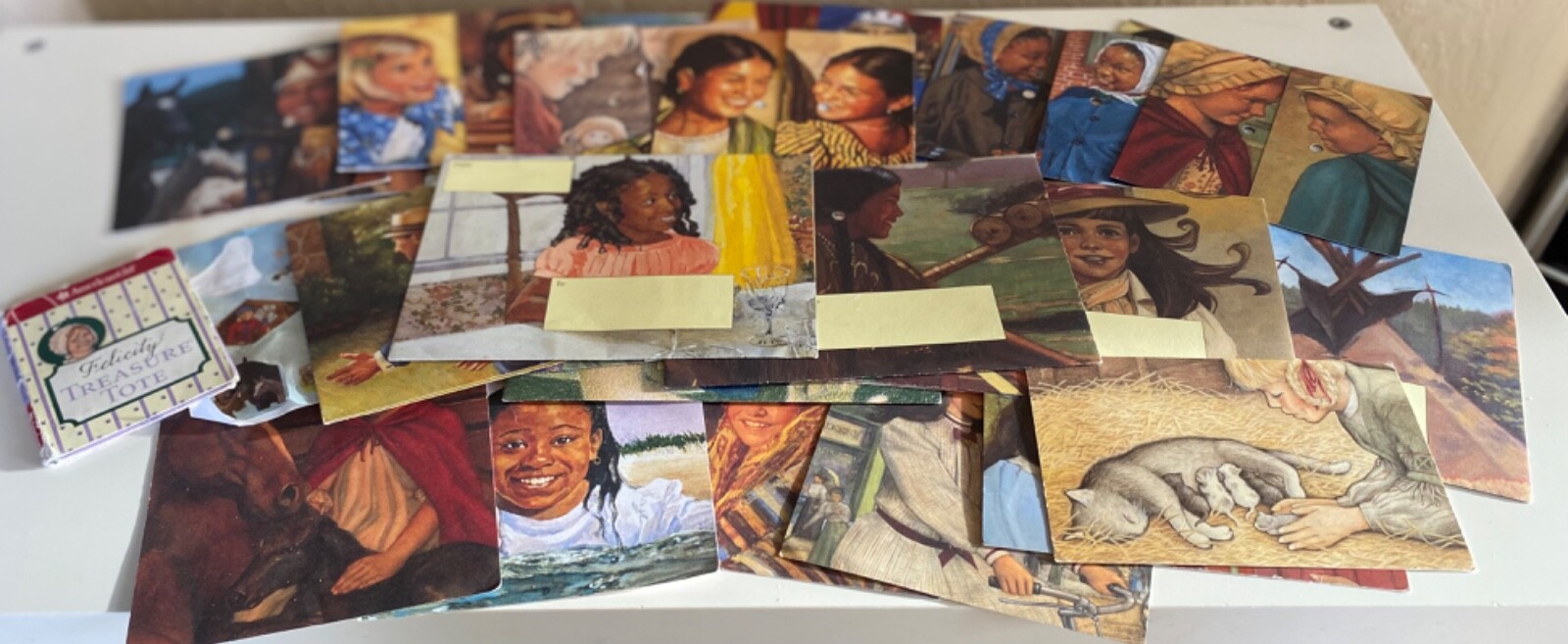 Pleasant Company envelopes and postcards