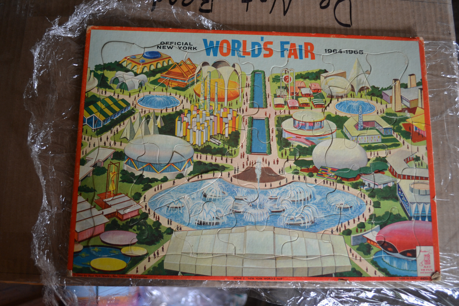 Official NYWF '64-'65 Children's Puzzles Milton Bradley ''SCENE 2 NYWF'' Official NYWF '64-'65 Children's Puzzles Milton Bradley ''SCENE 2 NYWF''