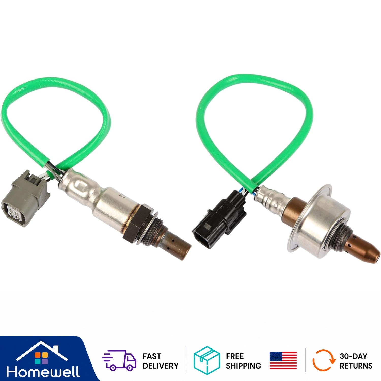 2Pcs 234-9091 234-4462 Upstream and Downstream Oxygen O2 Sensor for Honda Accord