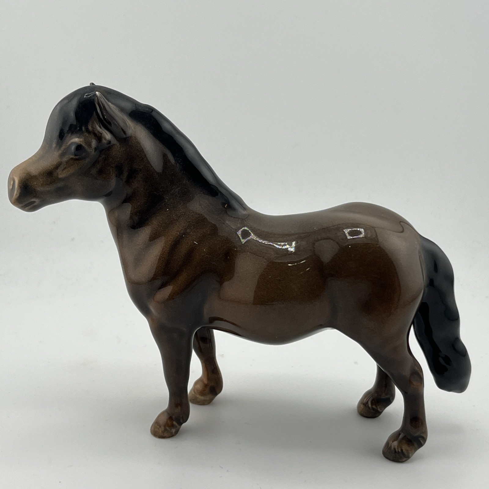 Large Beswick  England Shetland Pony Horse Figurine
