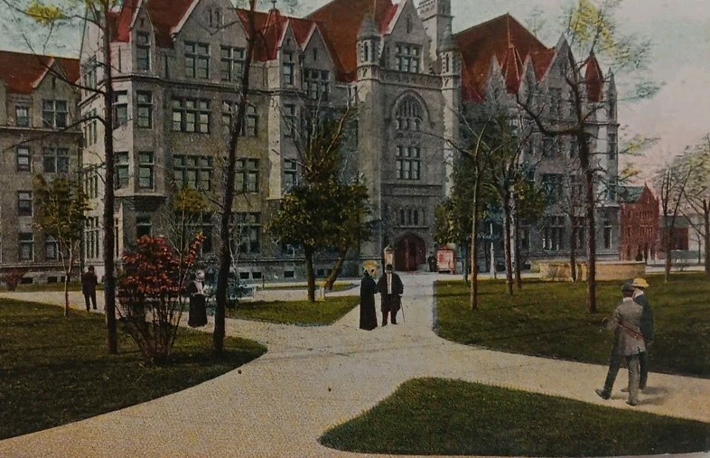 University Of Chicago 1907-1915 COBB HALL VERY GD University Of Chicago 1907-1915 COBB HALL VERY GD