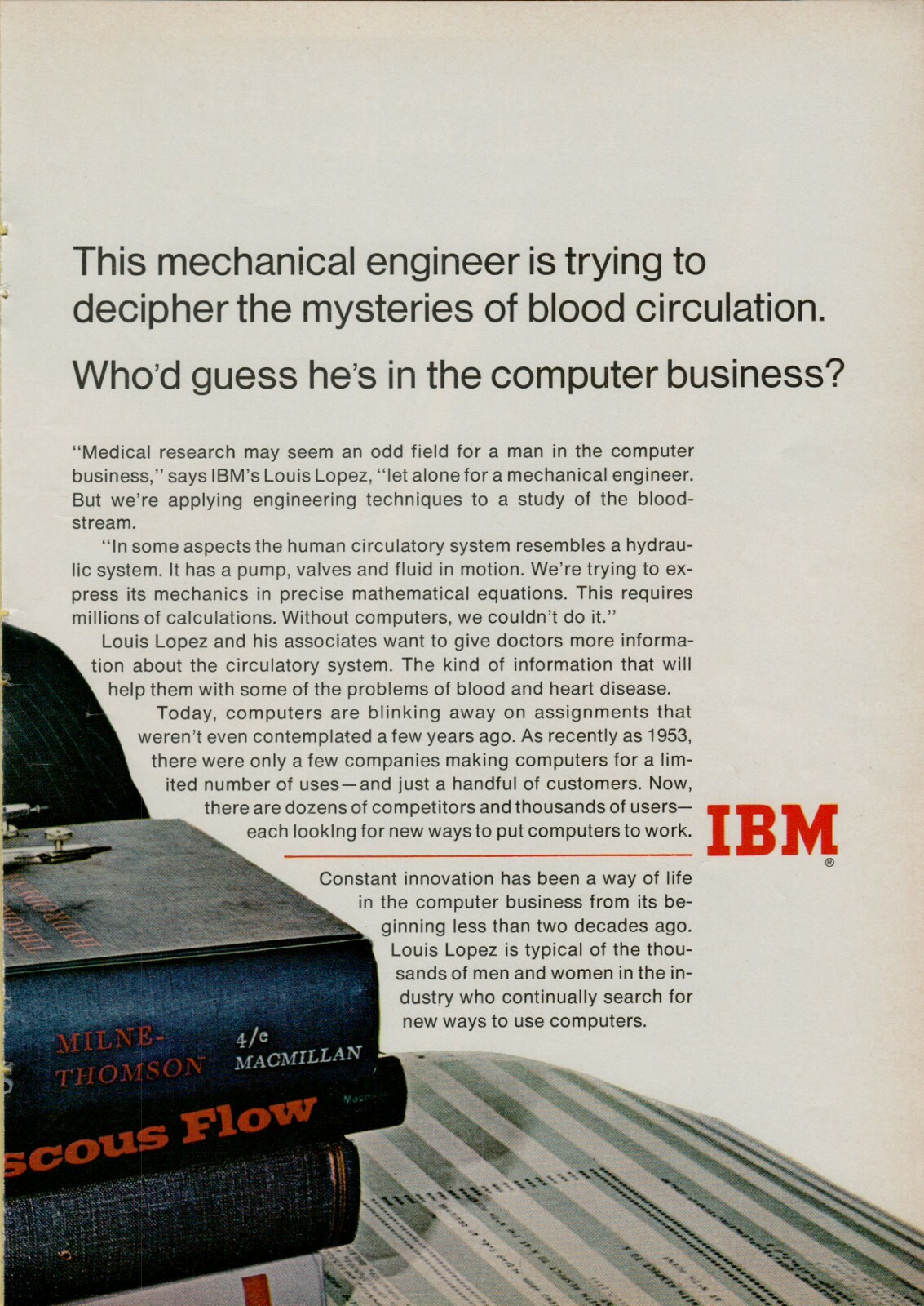 1968 IBM Computer Business Constant Innovation Search New Ways Vintage Print Ad 1968 IBM Computer Business Constant Innovation Search New Ways Vintage Print Ad