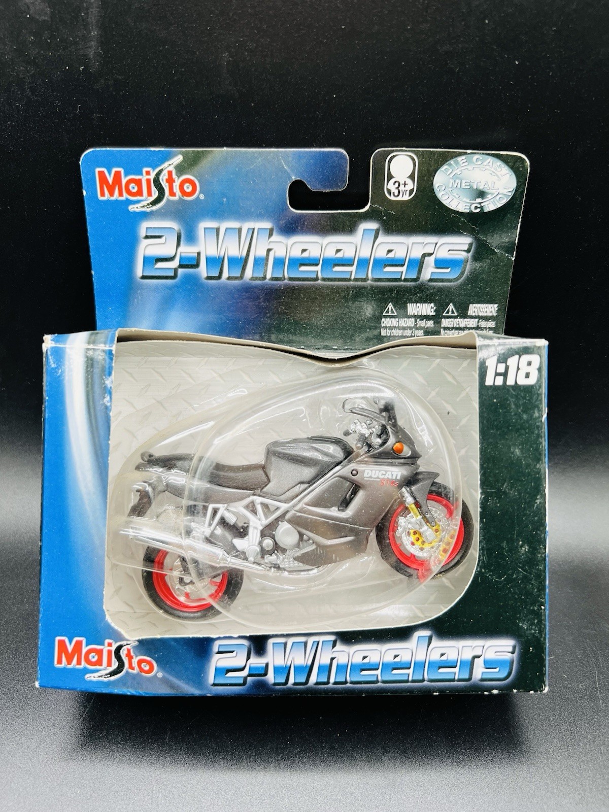 Maisto Ducati Motorcycle Diecast 1:18 Silver Ages 3+ 2007