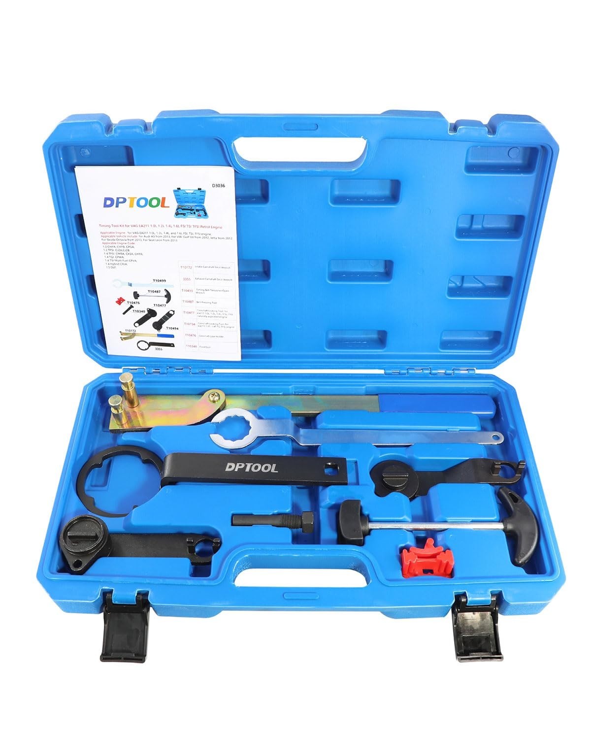 DPTOOL Engine Camshaft & Crankshaft Timing Tool Set for VW Audi VAG Petrol DPTOOL Engine Camshaft & Crankshaft Timing Tool Set for VW Audi VAG Petrol