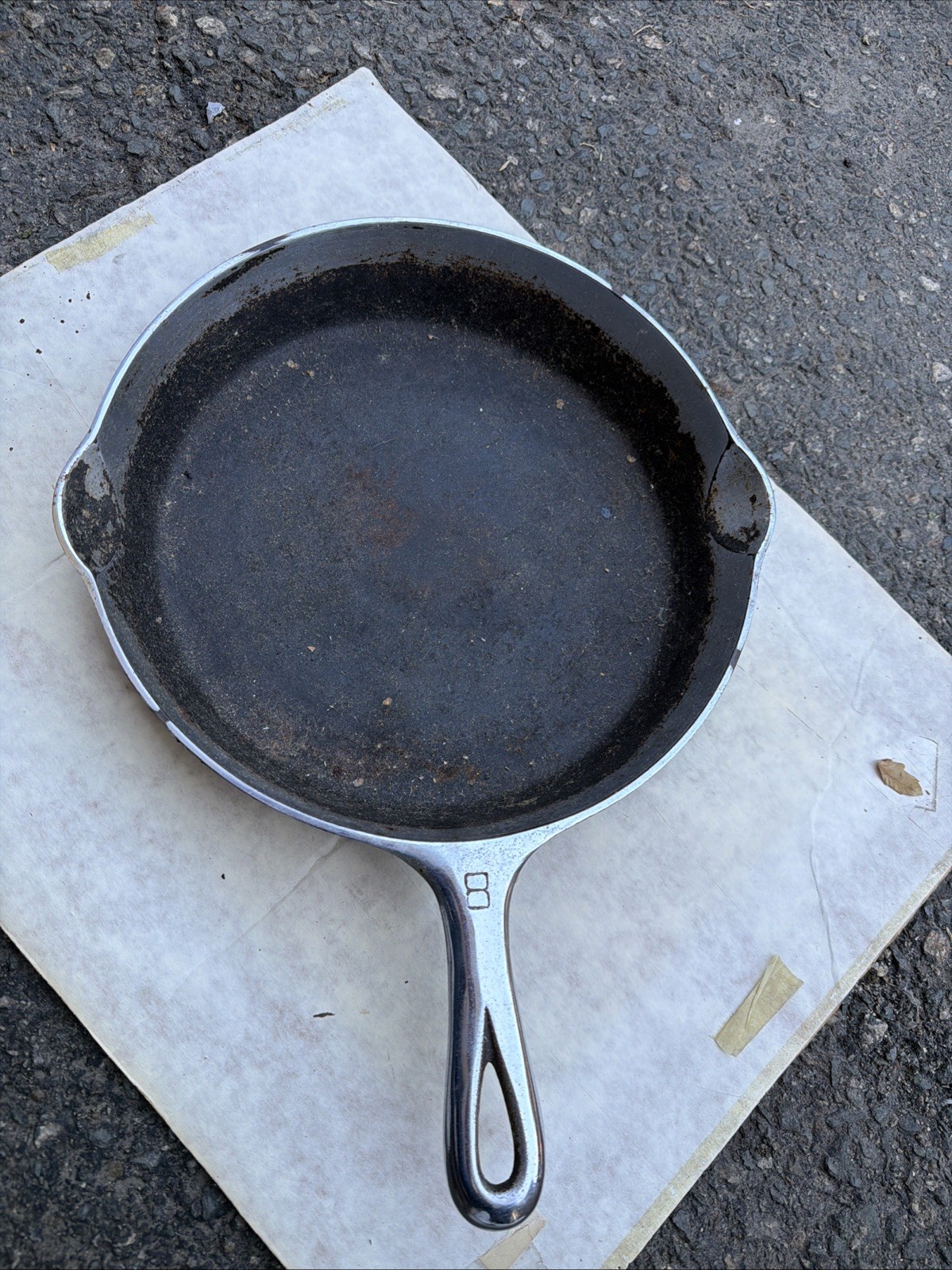 Griswold No 8 Chrome Plated Cast Iron Skillet Block Logo 704 D Erie PA USA Griswold No 8 Chrome Plated Cast Iron Skillet Block Logo 704 D Erie PA USA