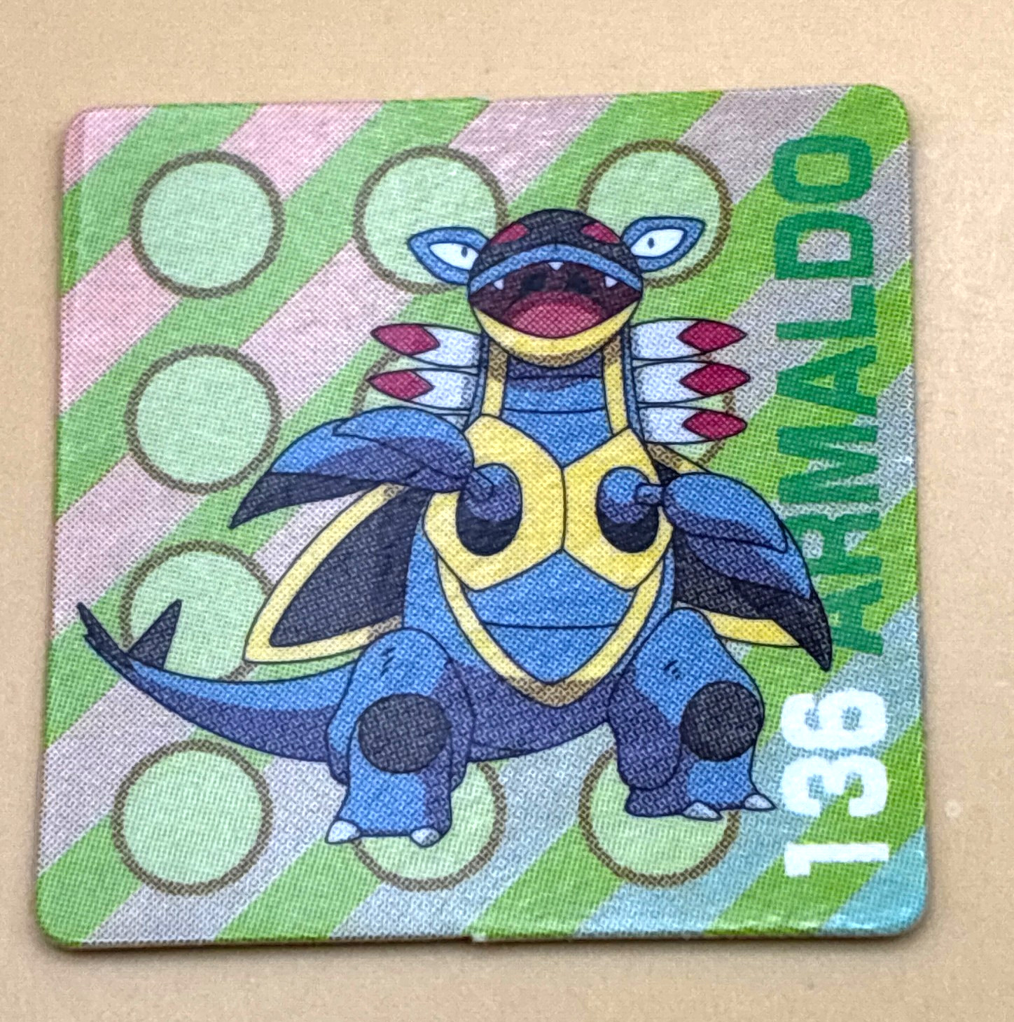 Armaldo Pokemon Advanced Generation GBA Mini Card #136 Japan Japanese E-37