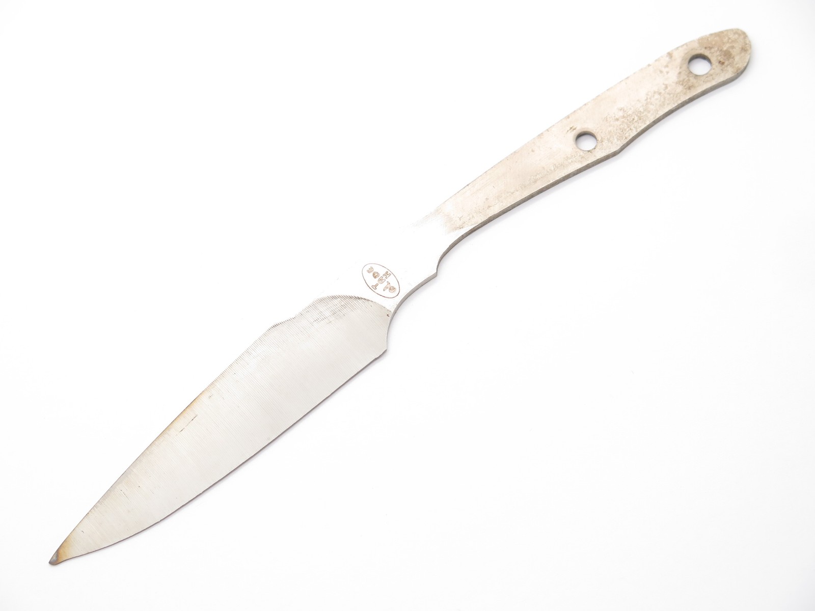 Vtg Tak Fukuta Seki Japan AUS8A Caper Hunting Fixed Knife Making Blade Blank Vtg Tak Fukuta Seki Japan AUS8A Caper Hunting Fixed Knife Making Blade Blank