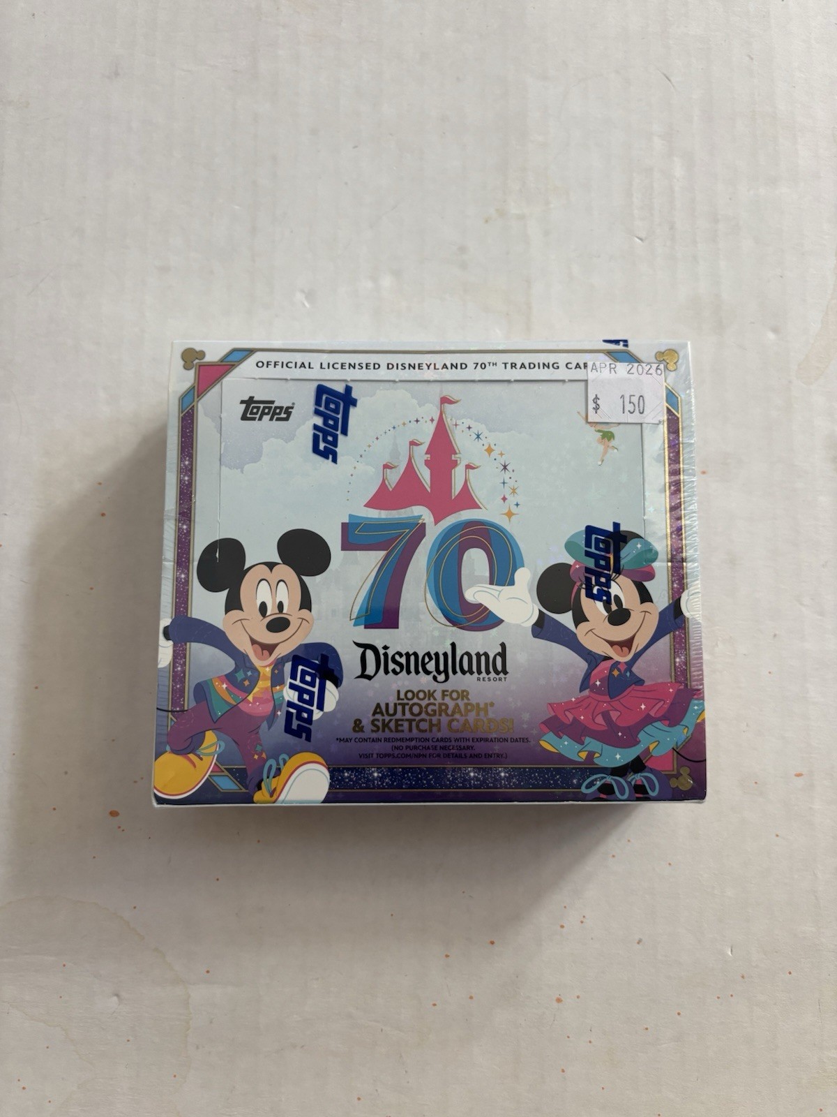 2025 Topps Disneyland 70th Anniversary Factory Sealed Hobby Box