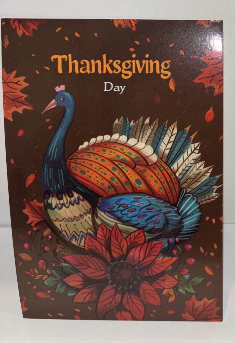 Thanksgiving Glossy Unused Postcard Greeting Card 4 x 6” Fall Wall Decor Thanksgiving Glossy Unused Postcard Greeting Card 4 x 6” Fall Wall Decor