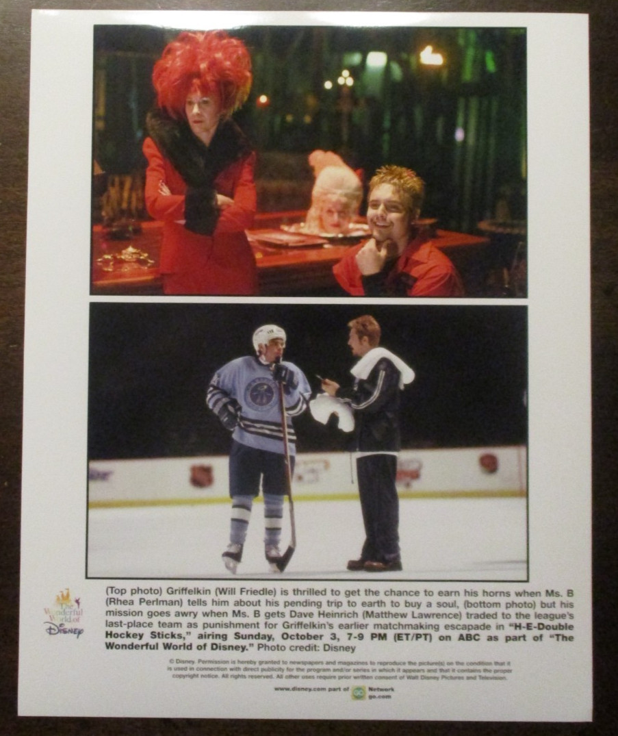 PRESS PROMO PHOTO 1999 MOVIE H-E-DOUBLE HOCKEY STICKS MATTHEW LAWRENCE 8X10 Y443
