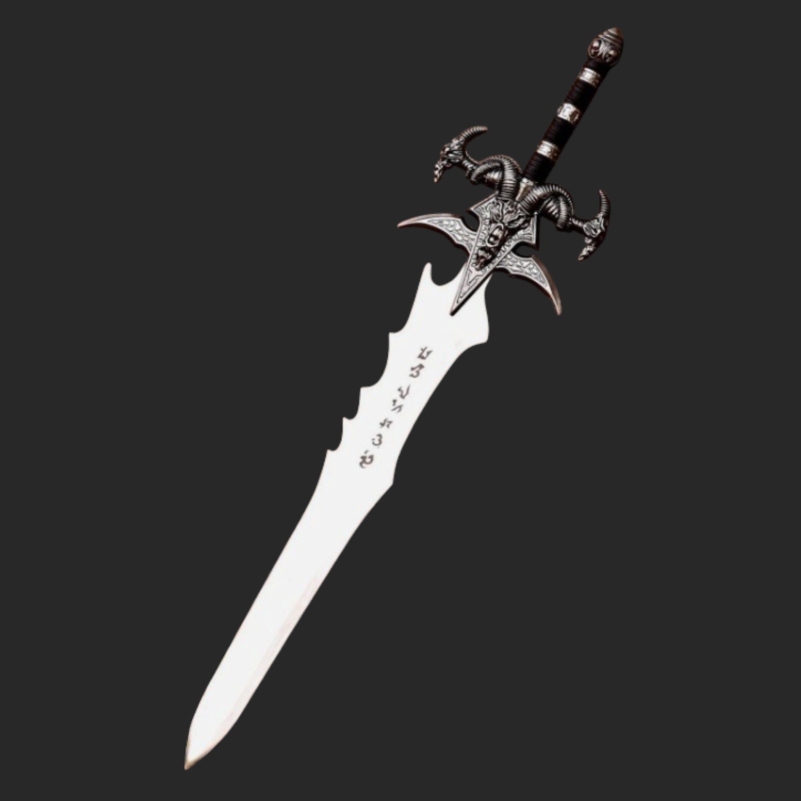 Frostmourne Sword Stainless Steel Lich King Arthas Anime Prop Handmade Replica