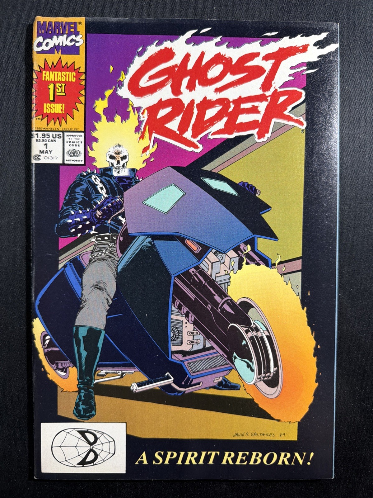 Ghost Rider #1 1990 1st App Danny Ketch 1st Print Marvel VG