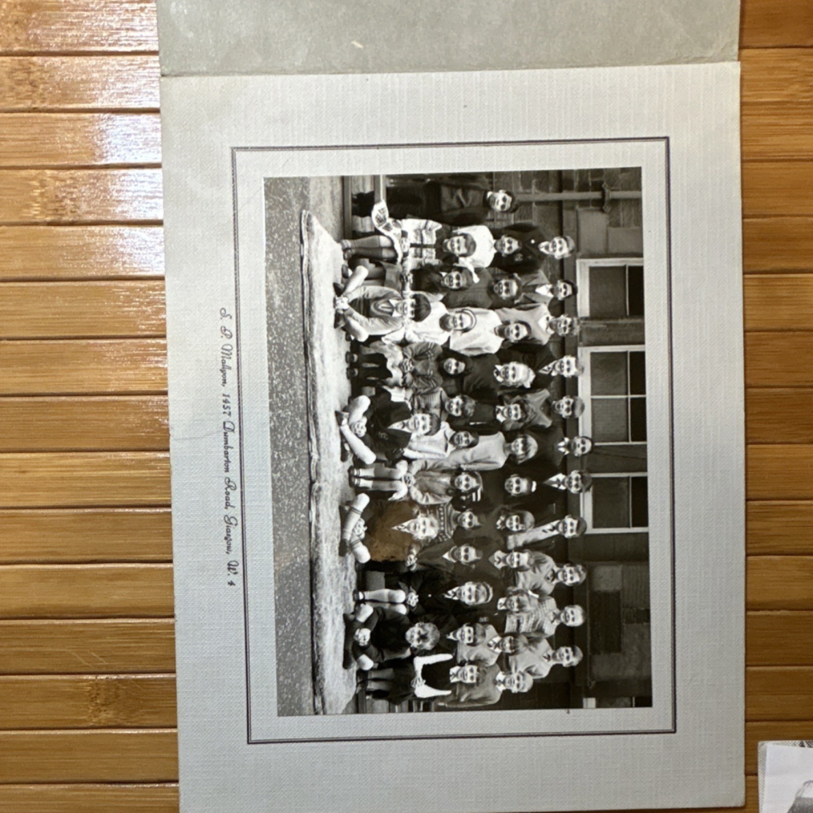 Chatham Grade School 1953 Original Elementary Class Photo with School Building