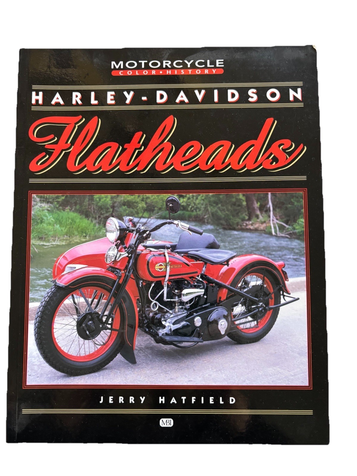 Harley Davidson Flatheads RARE Motorcycle Book Paperback Author Jerry Hatfield
