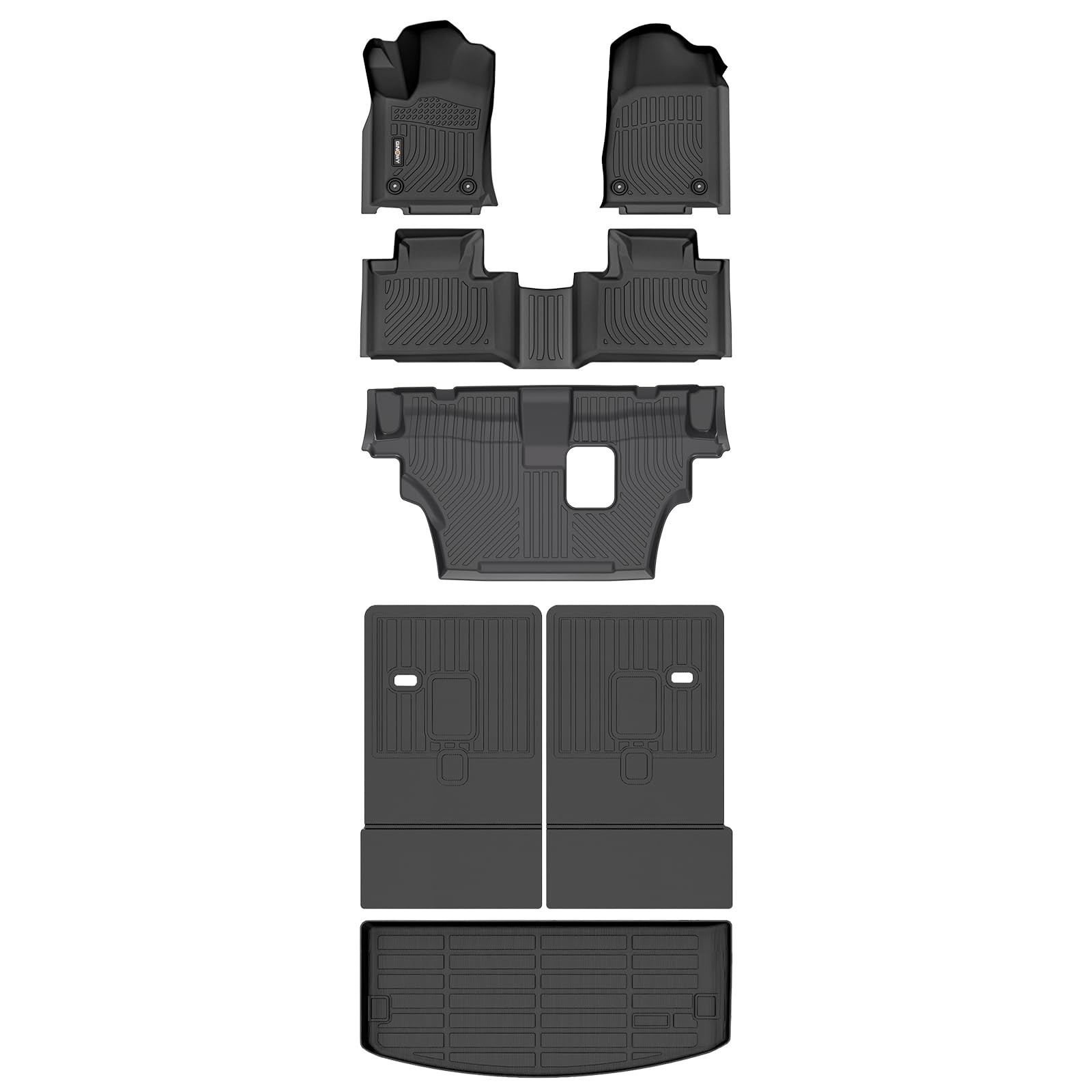 GINOWY-Floor Mats & Cargo Liner for Dodge Durango 2016-2026 (Only for 7 Seats... GINOWY-Floor Mats & Cargo Liner for Dodge Durango 2016-2026 (Only for 7 Seats...
