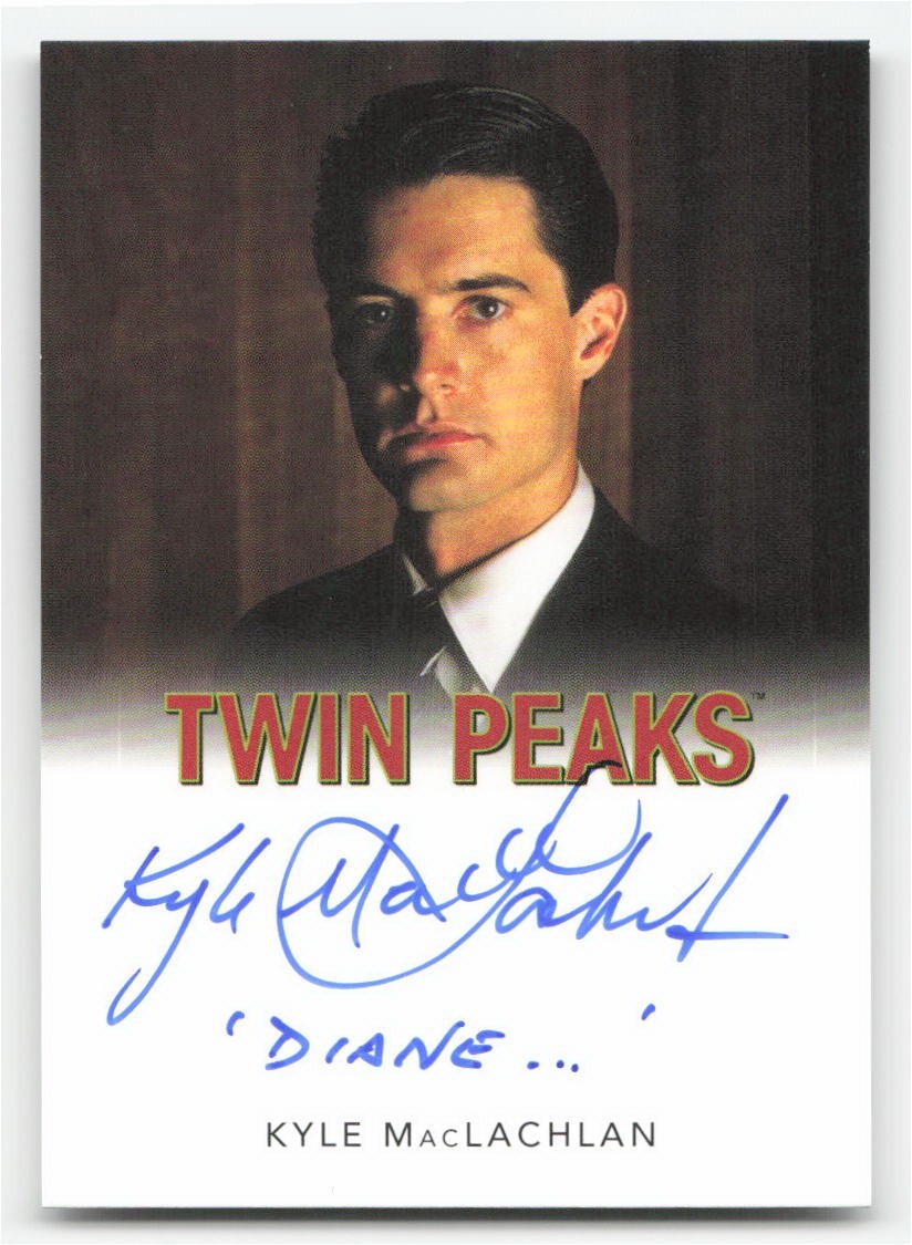 Twin Peaks The Log Lady Chronicles Kyle MacLachlan FB Autograph Inscription (C)