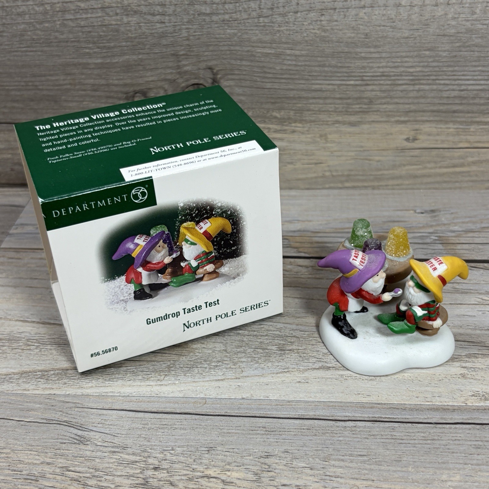 Department 56 Gumdrop Taste Test North Pole Series Christmas Village 56870