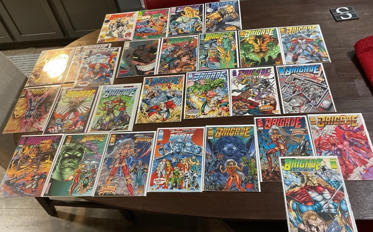 Image Comics “BRIGADE” vol. 1 #1-4 & vol. 2 #0,1-19,25 Near Complete (Missing 5)