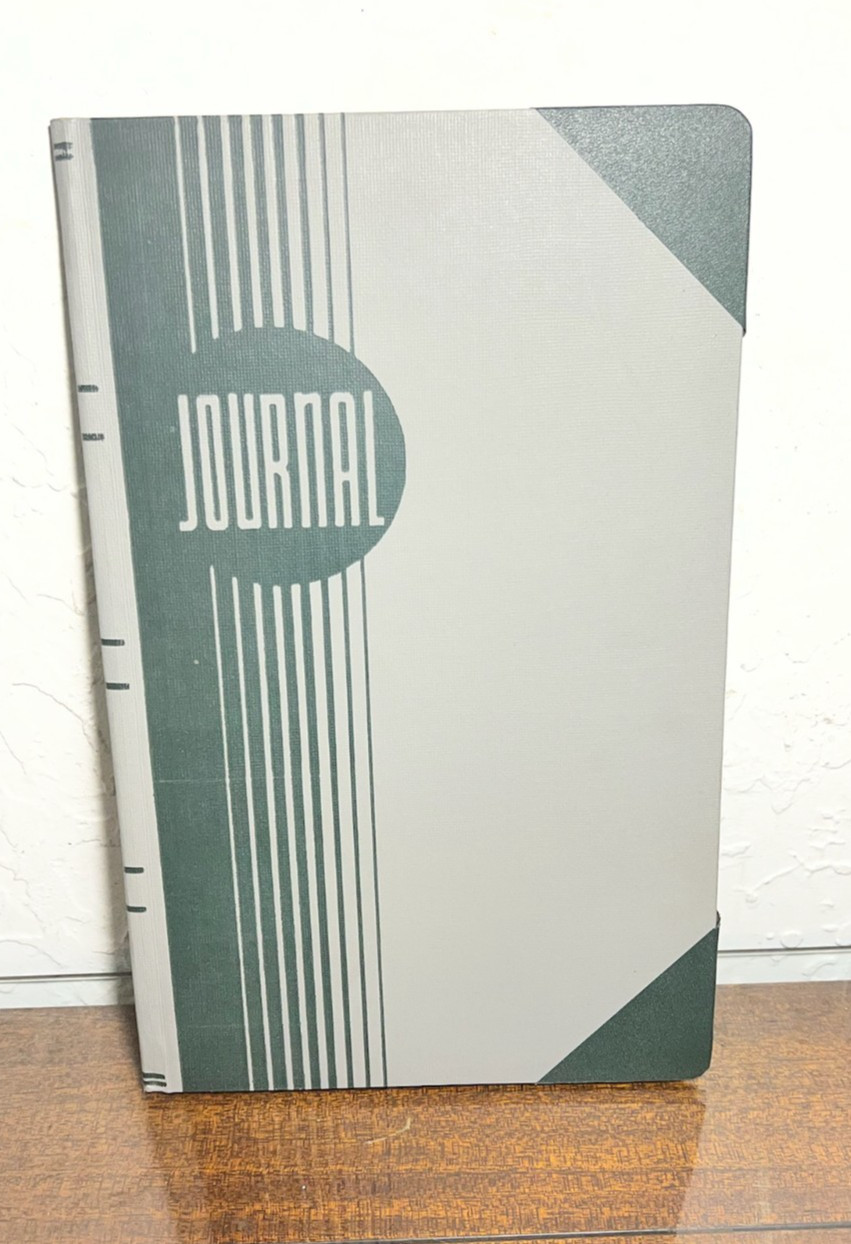 Clean Vintage Royal Vernon Single Entry Ledger Book 2041