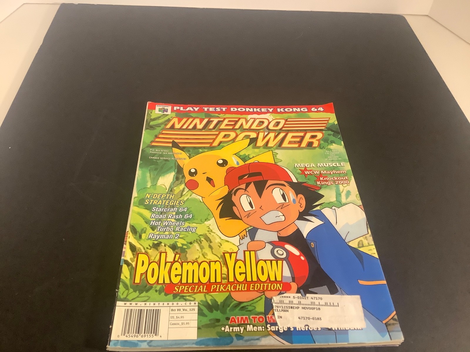 VINTAGE NINTENDO POWER MAGAZINE OCT 99 POKEMON YELLOW SPECIAL EDITION VINTAGE NINTENDO POWER MAGAZINE OCT 99 POKEMON YELLOW SPECIAL EDITION