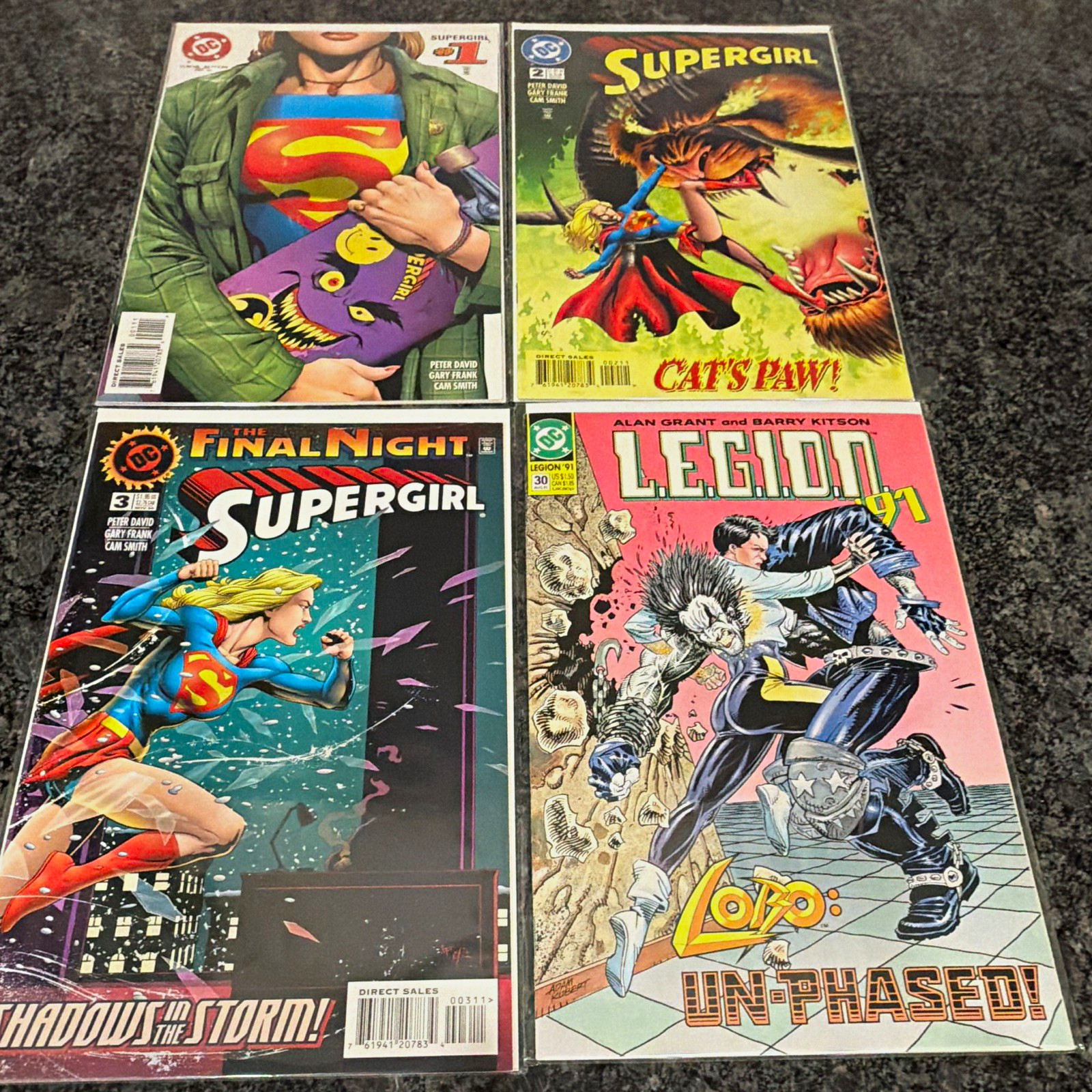 DC Comics Supergirl  (1996) #1-3 and L.E.G.I.O.N. \'91 #30 Direct Sales