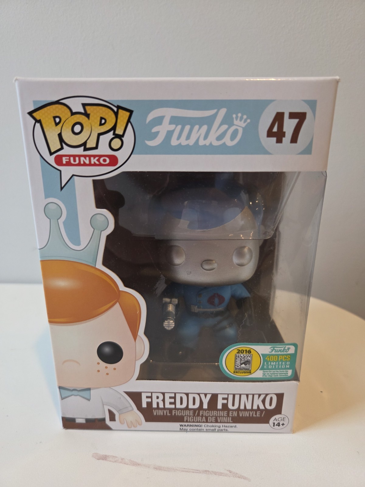 Funko POP #47 Freddy Funko as Cobra Commander 2016 SDCC/ 400 PCS Funko POP #47 Freddy Funko as Cobra Commander 2016 SDCC/ 400 PCS
