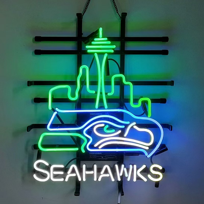 US STOCK Seattle City Seahawks Neon Sign 19