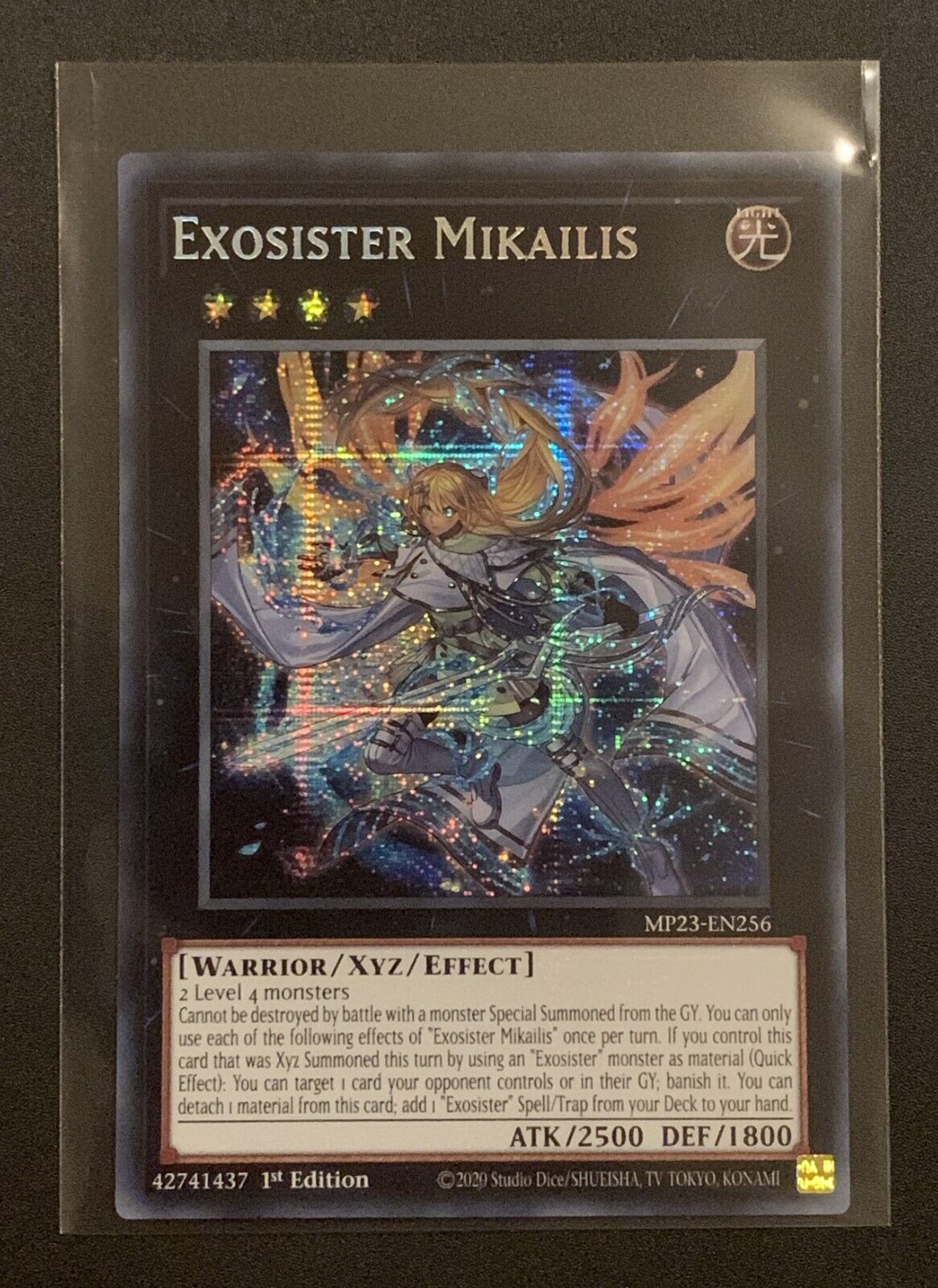Exosister Mikailis - MP23-EN256 - Prismatic Secret Rare - 1st Ed - YuGiOh TCG