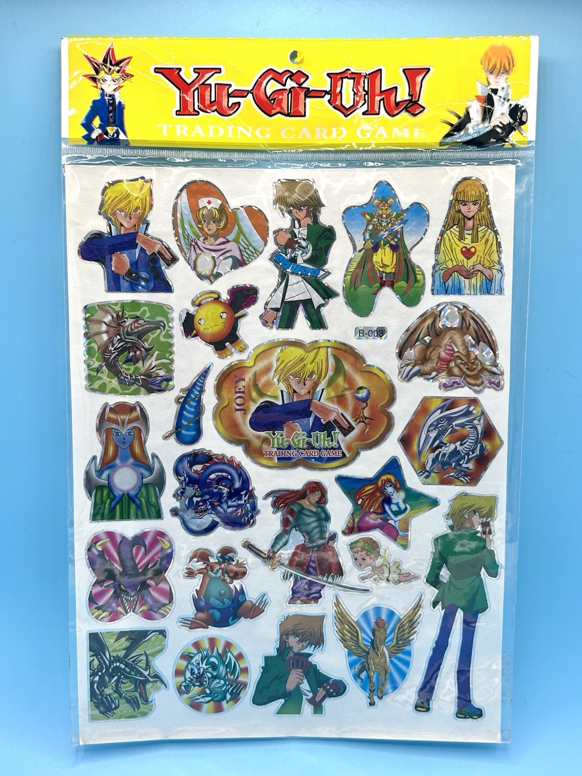 Vintage Sealed Yu-Gi-Oh Trading Card Game Sticker Sheet Anime TCG Stickers Vintage Sealed Yu-Gi-Oh Trading Card Game Sticker Sheet Anime TCG Stickers