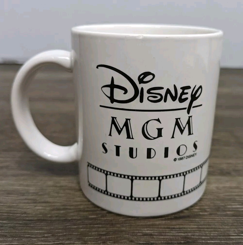 Vintage 1987 Disney MGM Studios Mickey Mouse Director Coffee Cup Mug Collectible Vintage 1987 Disney MGM Studios Mickey Mouse Director Coffee Cup Mug Collectible