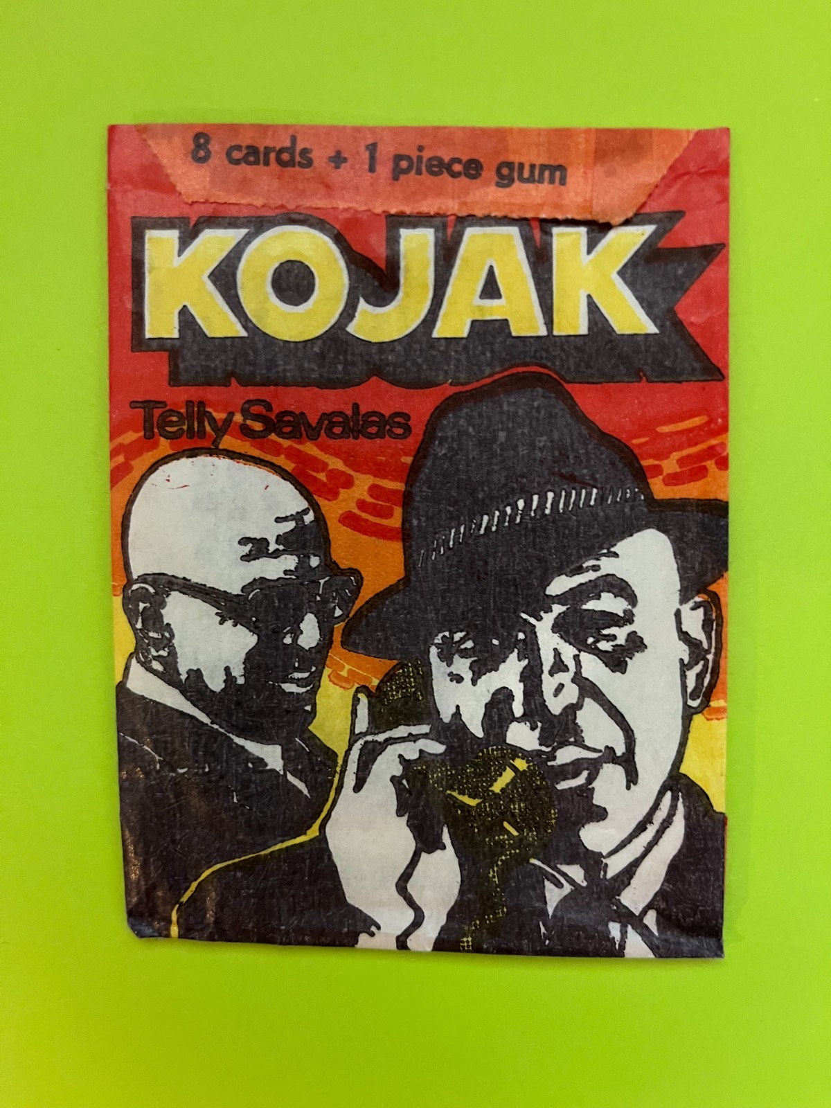 1975 Holland Monty Kojak Wrapper Only ExMt