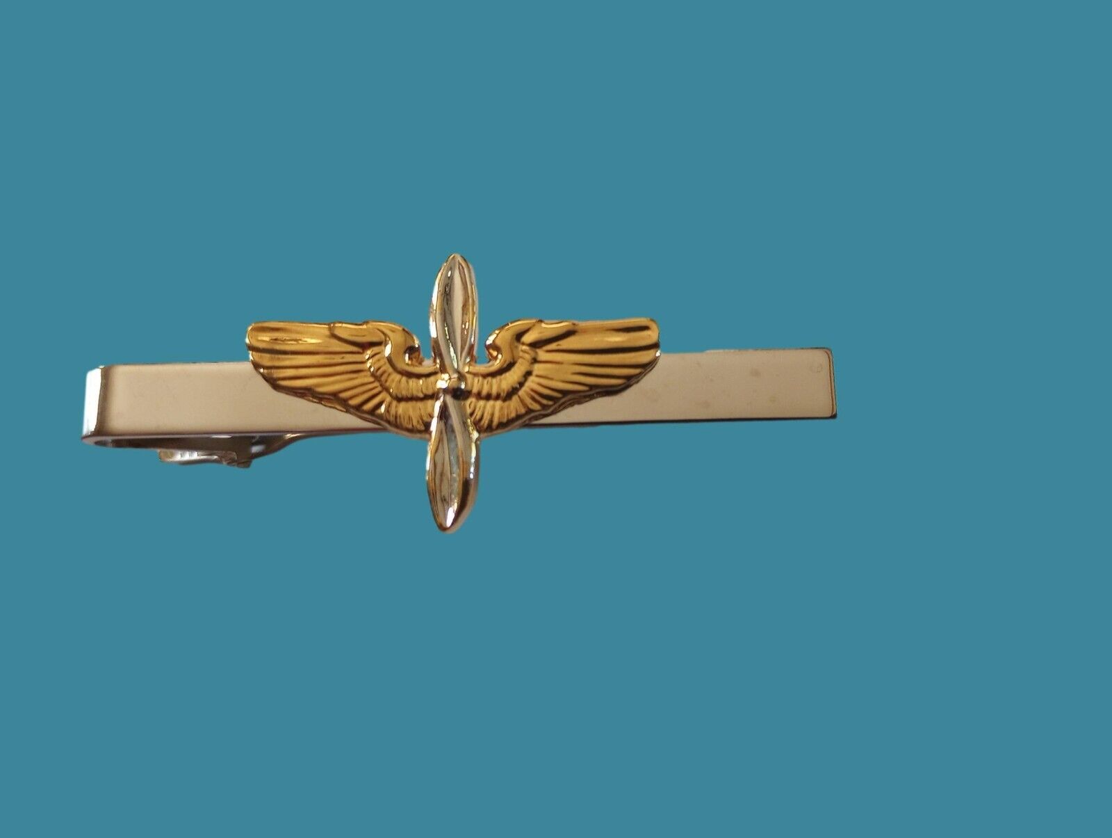 U.S MILITARY AVIATION CADET ARMY AIR FORCE TIE BAR TIE TAC CLIP ON U.S.A MADE