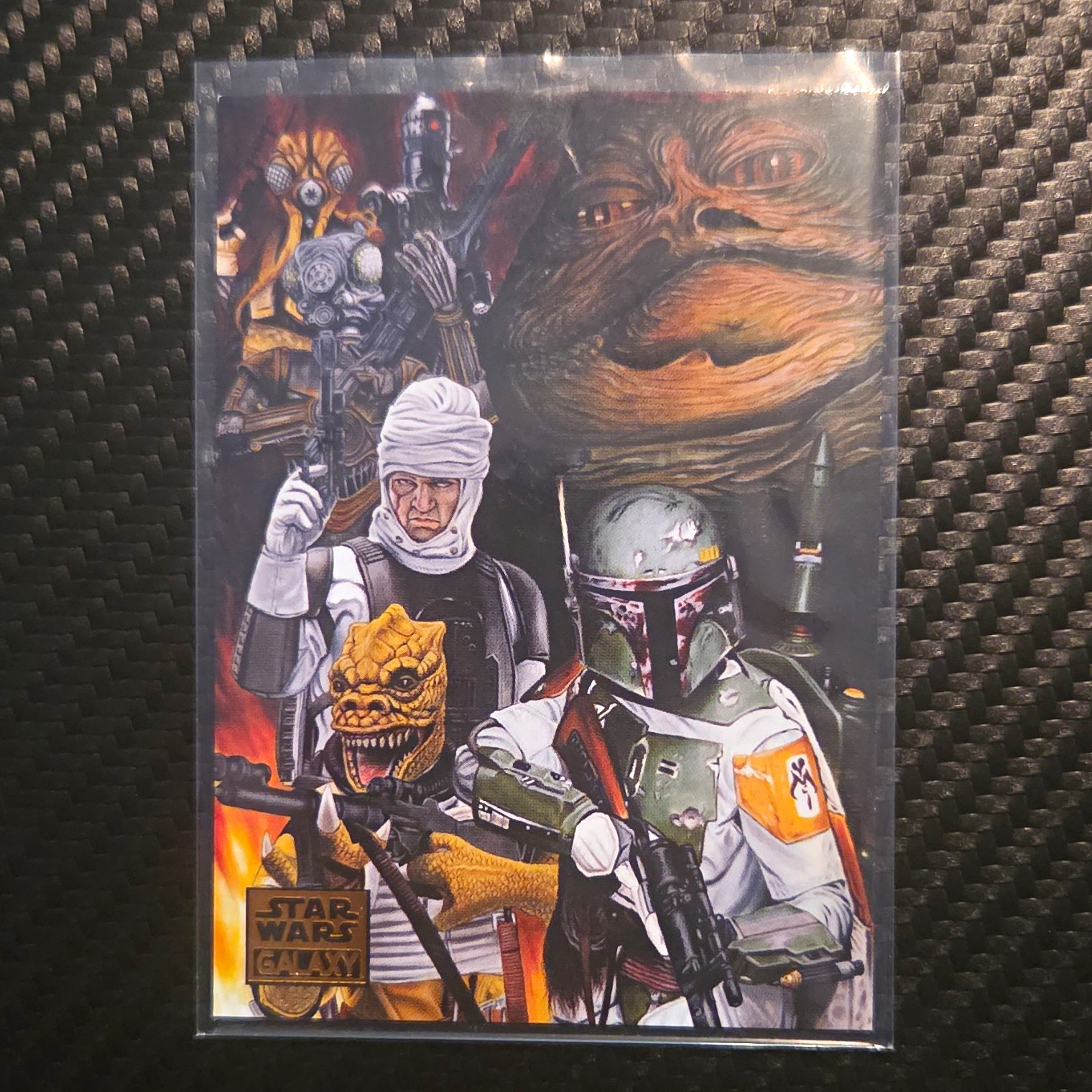 2018 Topps Star Wars Galaxy New Visions #47 In Service of Jabba the Hutt 14/25 