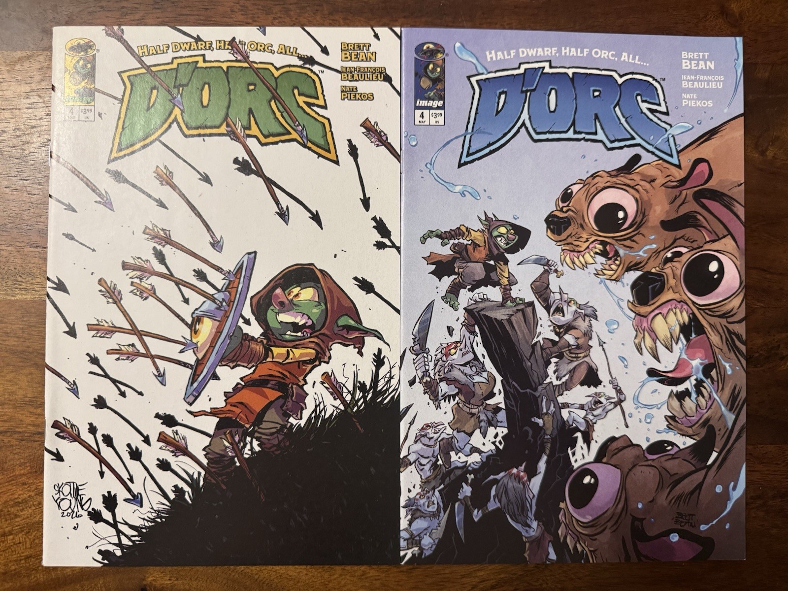 D\'Orc #4 Lot - Skottie Young Variant & Cover A - Image Comics 2026 - NM