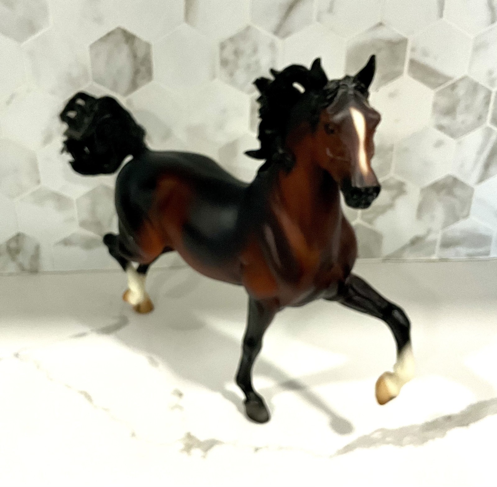 Vintage Breyer Huckleberry Bey #472 1999 JCPenney Arabian Stalllion No Stand EUC Vintage Breyer Huckleberry Bey #472 1999 JCPenney Arabian Stalllion No Stand EUC