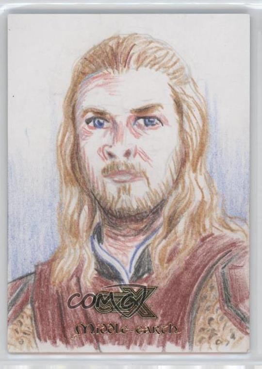 2022 Cryptozoic CZX Middle-Earth 1/1 Chris Chuckry Auto Sketch 1cc7