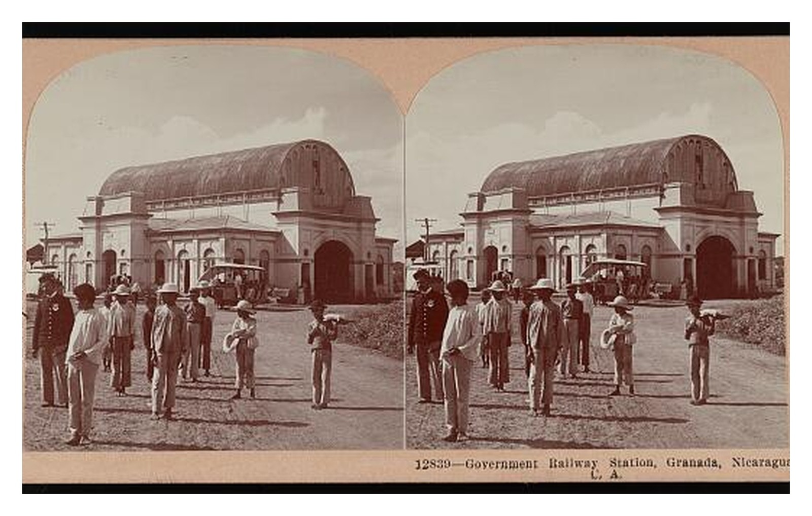 Granada Nicaragua Railway Station Standard Postcard Granada Nicaragua Railway Station Standard Postcard